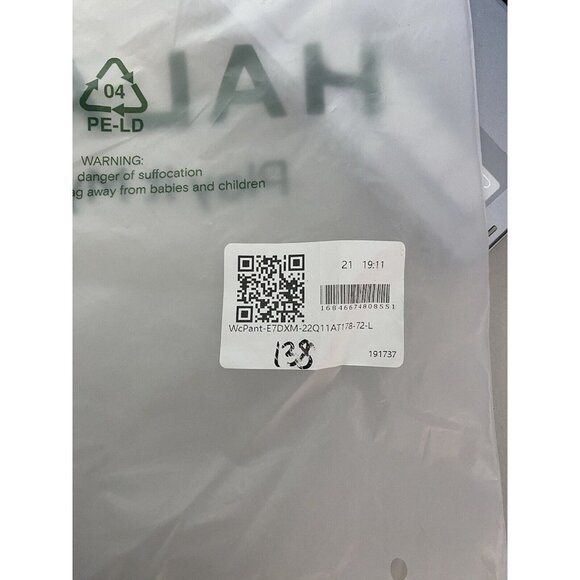 HALARA Crossover High Waisted Back Pocket Wide Leg Yoga Pants Size Large - Picture 6 of 7